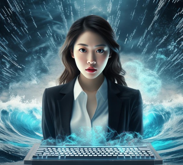 她力量驱动数据浪潮，女性程序员引领科技新篇章